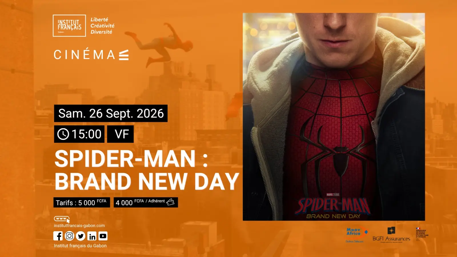 Cinéma : Spider-man / brand New day (VF)
