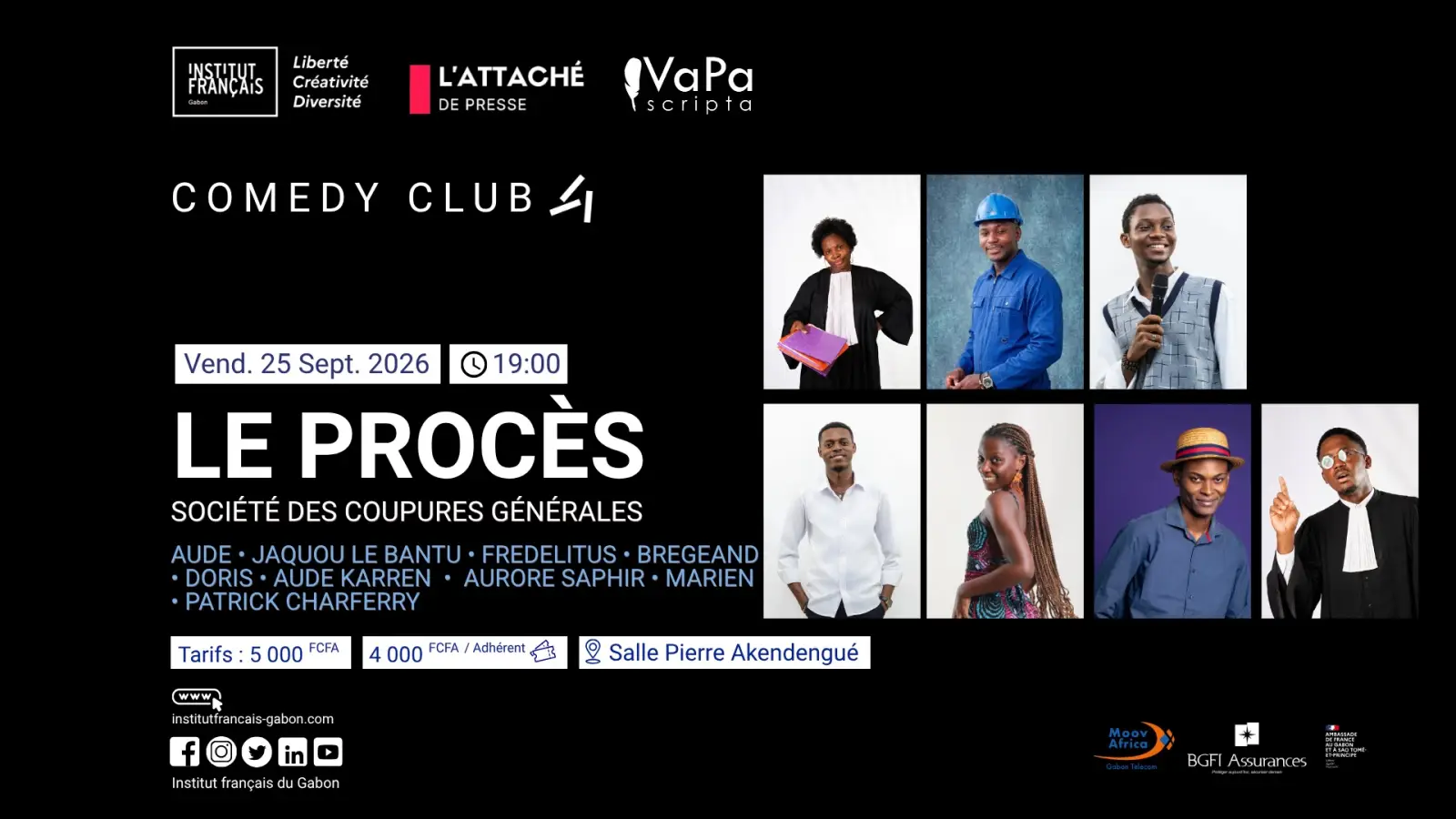 Comedy club : Le procès
